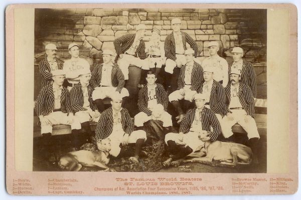 1888 Guerin St Louis Browns Team Photo